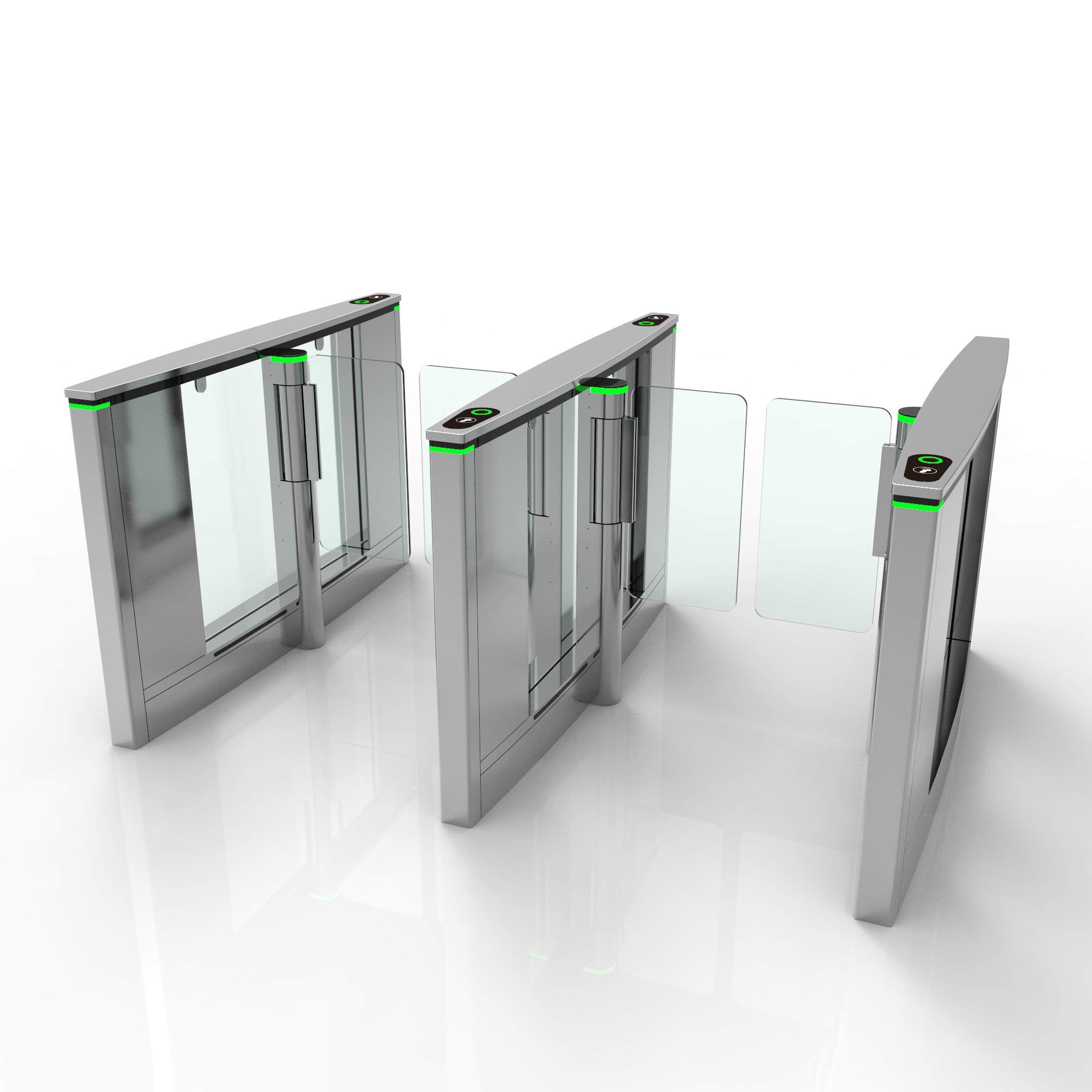 Security Access Control Management Barrier Gates Turnstile speed gate Turnstile with QR code IC rfid card reader recognition