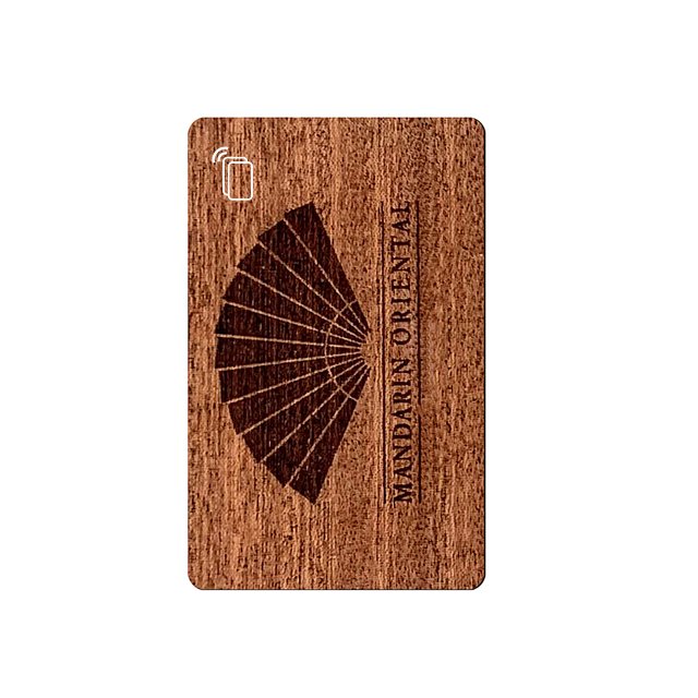 Saflok Wooden RFID Key Card For Hotels
