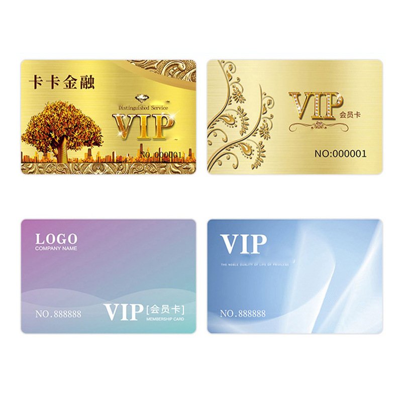 Fast Delivery Custom Design Pvc Business Card Cheap Price CMYK Printing Plastic PVC Membership VIP13.56mhz Card