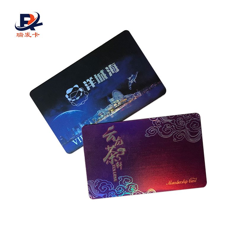 Preprinted High Security Membership Card VIP Card with 125KHz 13.56MHz UHF Chips / Access Control ID Card