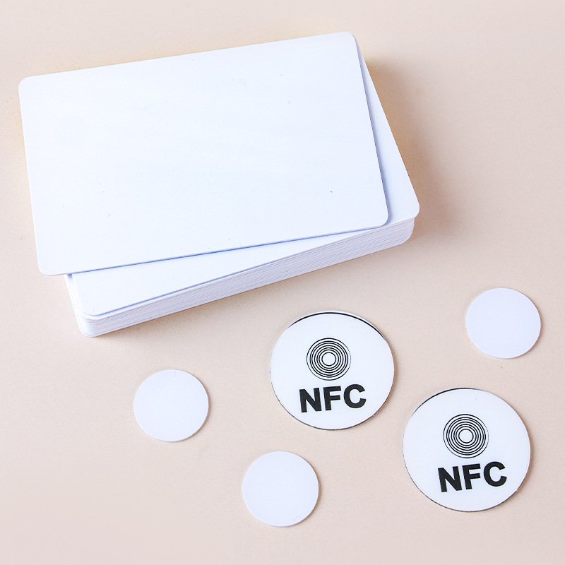 Printable CR80 PVC Blank card Contactless nfc 215/213/F08 NFC RFID Card for door access control