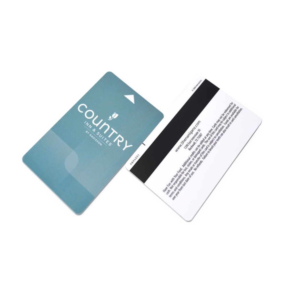 PVC contact chip card blank inkjet printing smart RFID Membership card and access control card