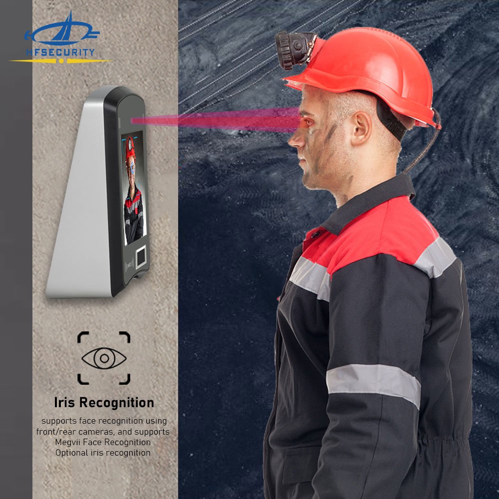 HFSecurity X05 AI Face Recognition Camera Biometric NFC Fingerprint Security Time Attendance System