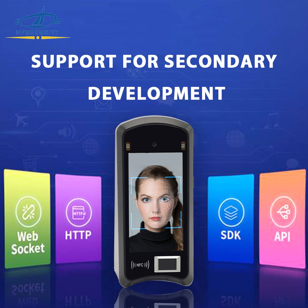 HFSecurity X05 AI Face Recognition Camera Biometric NFC Fingerprint Security Time Attendance System