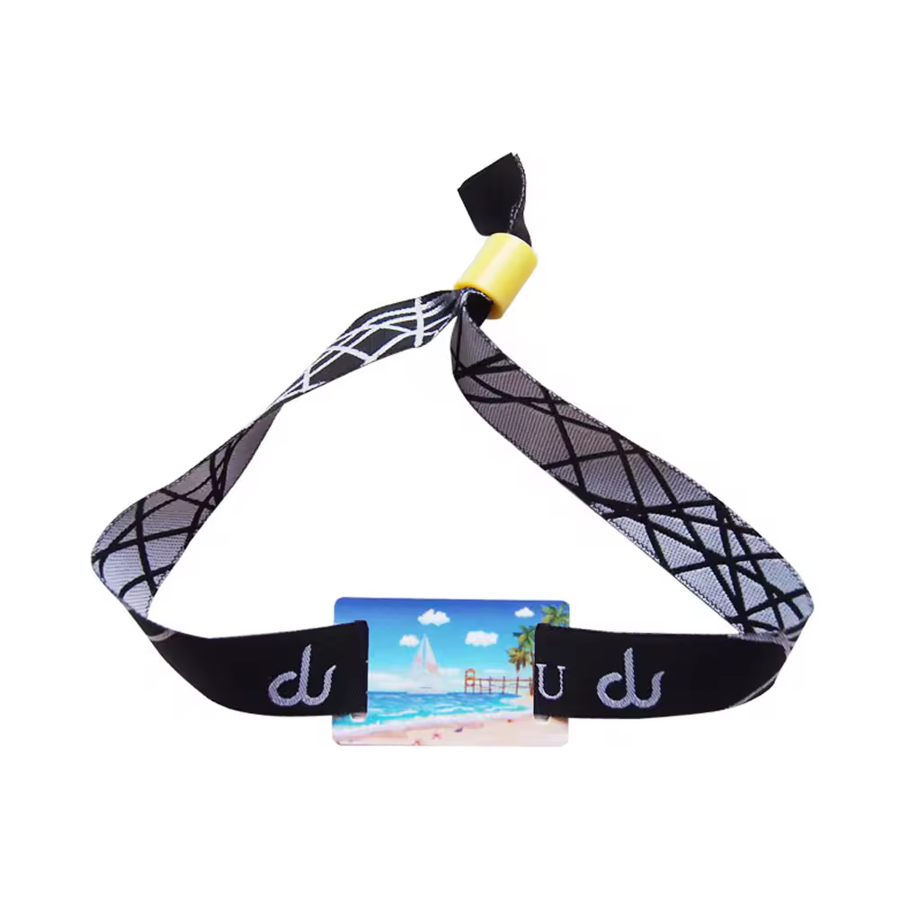 Full Color NFC PVC Wristband RFID UHF 13.56MHz Communication Cashless Event Ticket Bracelet Sporting Events Music Festivals