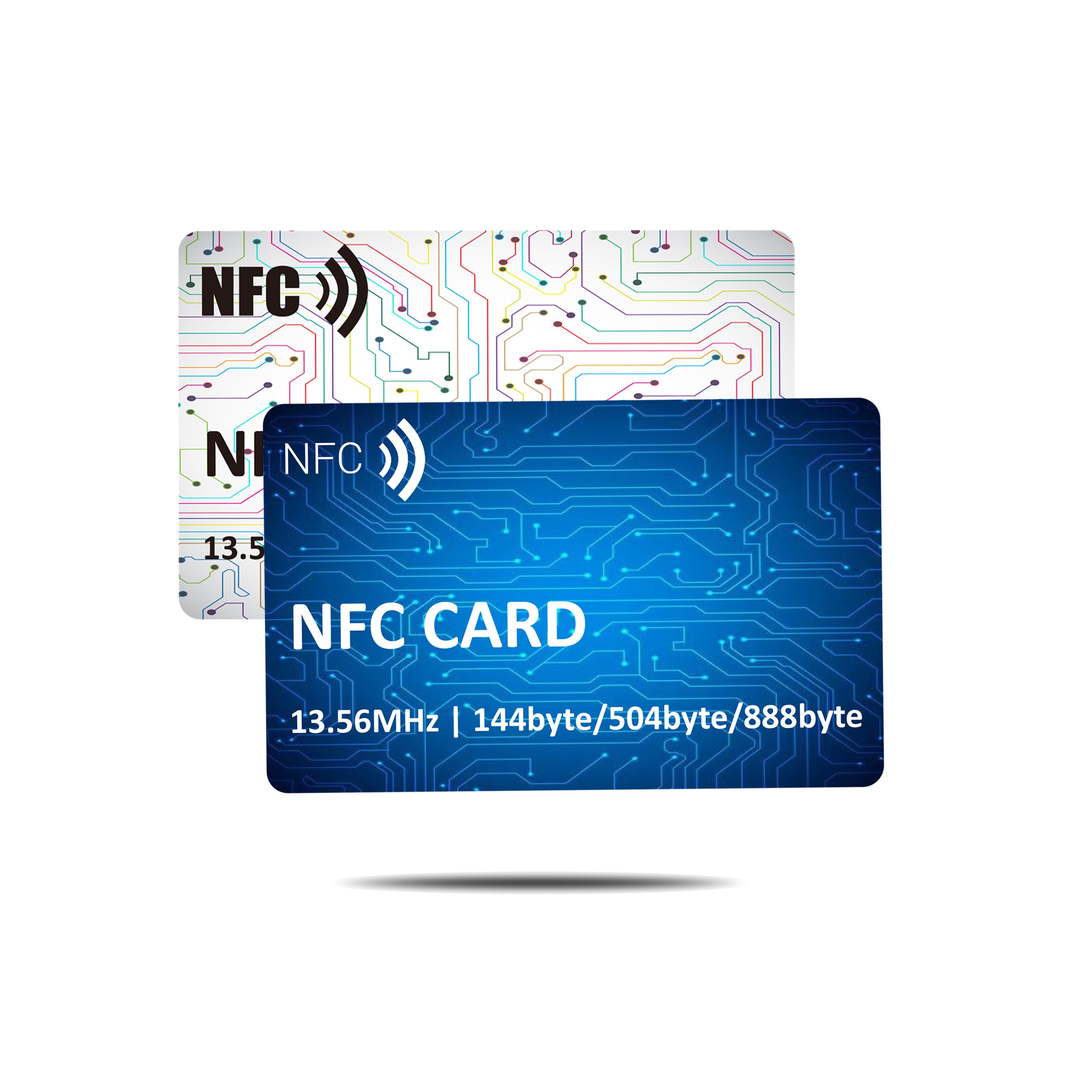 ISO14443A 13.56mHz Contactless Credit Card Size PVC Contactless NFC Card