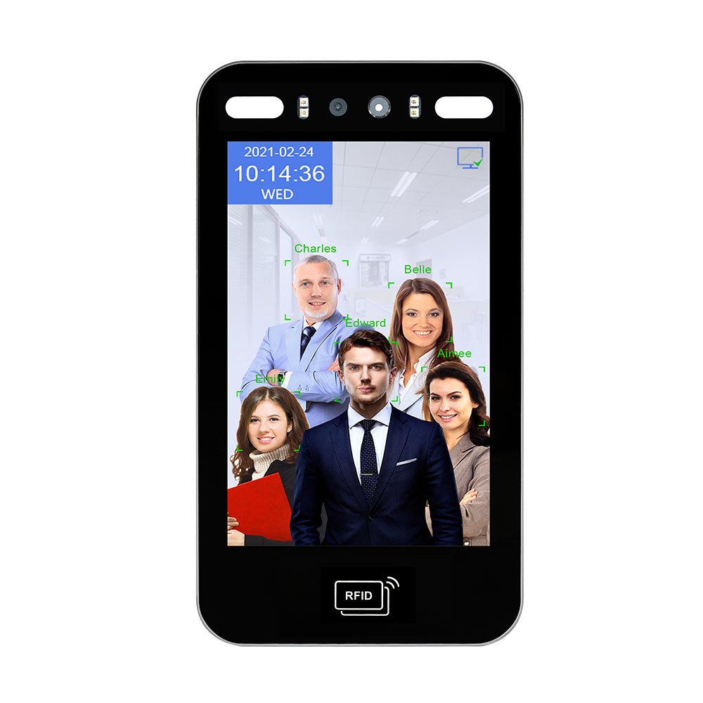 Web software wifi id card qr code access control facial recognition attendance system