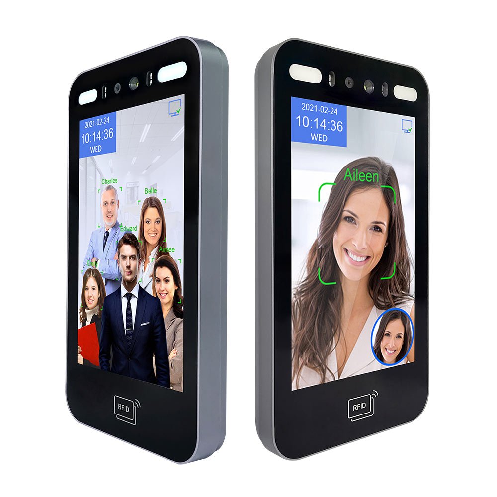 Web software wifi id card qr code access control facial recognition attendance system