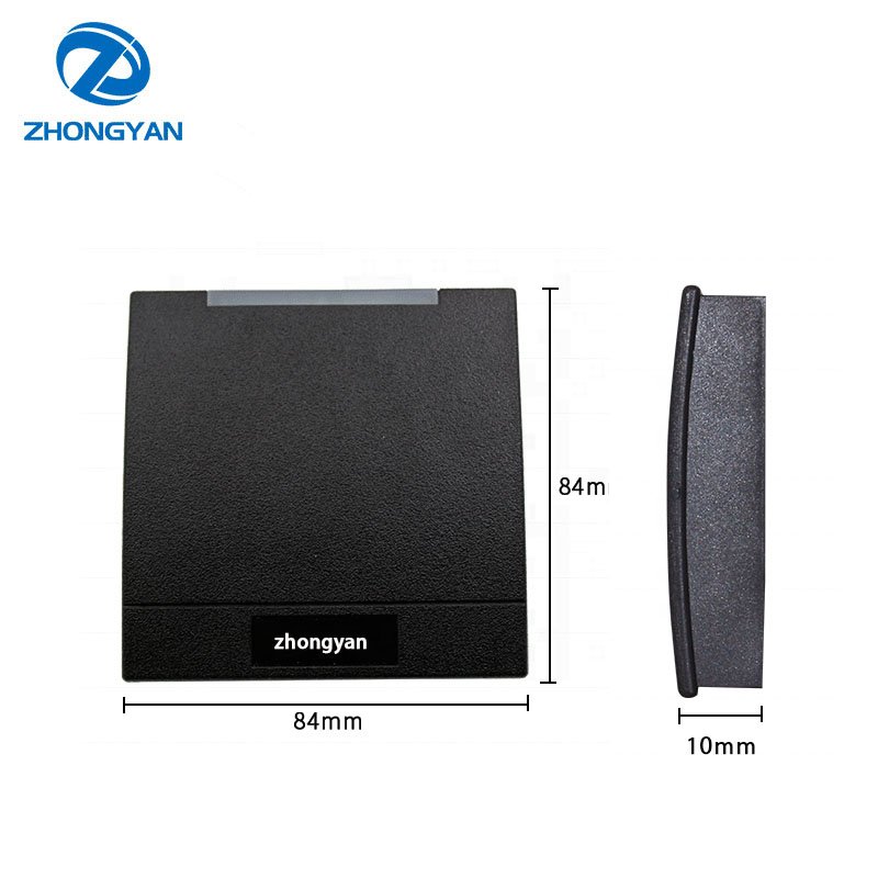 Black ABS Plastic Waterproof NFC Wiegand 24/36 13.56Mhz Support Mifare IC Card RFID Smart Access Control Card Reader