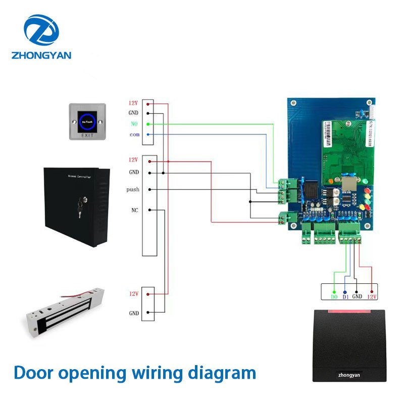 Black ABS Plastic Waterproof NFC Wiegand 24/36 13.56Mhz Support Mifare IC Card RFID Smart Access Control Card Reader