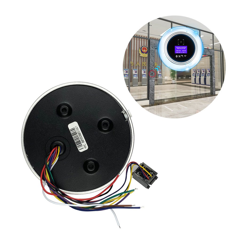 RJ45 TCP UDP Wiegand 26/34 CPU IC Card Reader QR Code NFC Reader RFID Access Control Door Access Control System Security Barcode