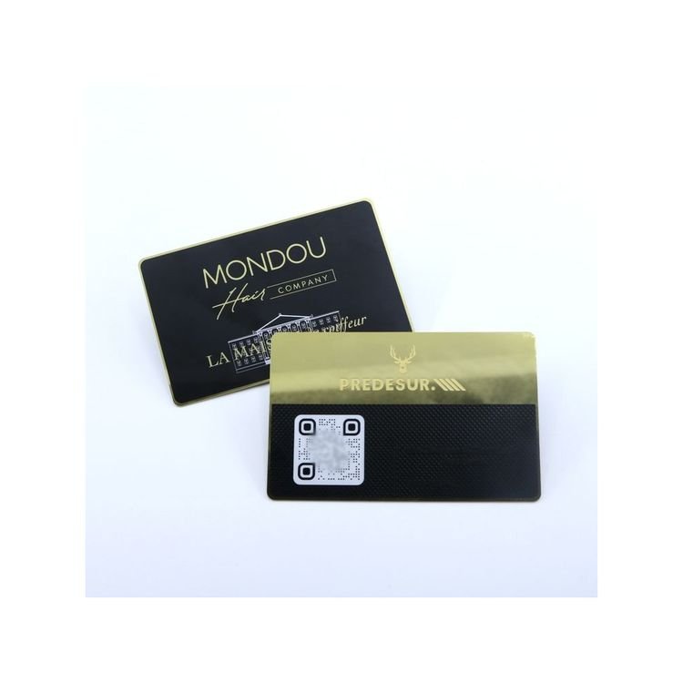 Factory Price Professional Custom Printed Laser Engraving NFC RFID engraved Metal Business Cards luxury Metal Card