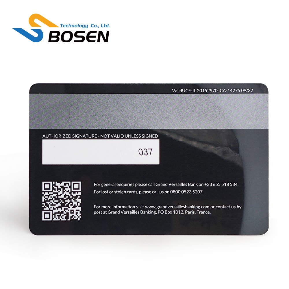 Custom Printed PVC VIP Gift Loyalty Card Magnetic Stripe Plastic Membership Cards With QR Code