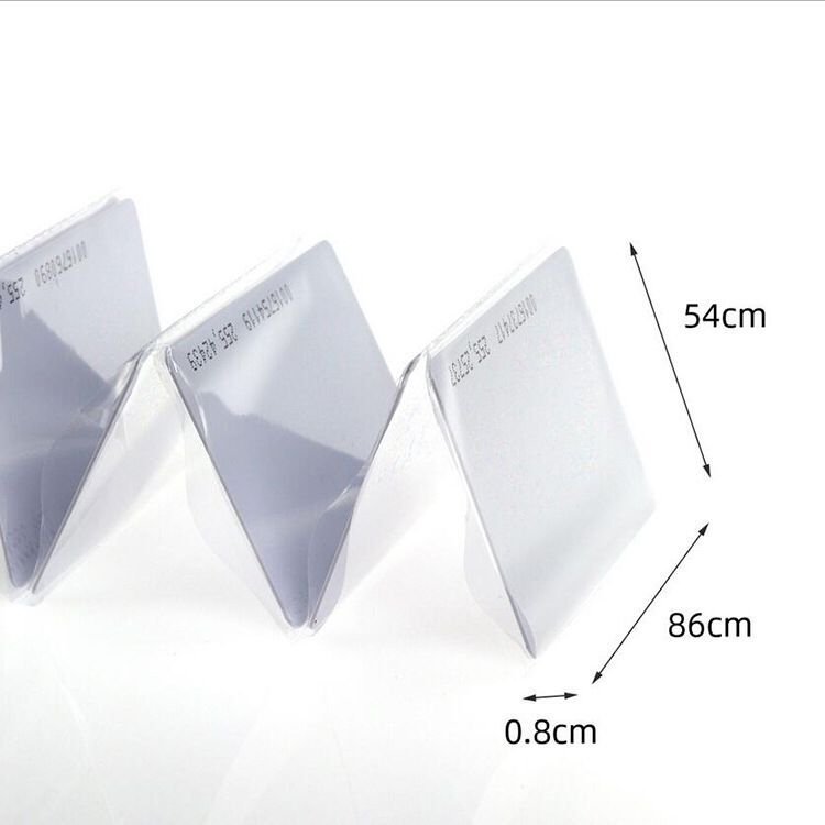 Custom TK4100 EM4100 rfid white blank card for door access control system
