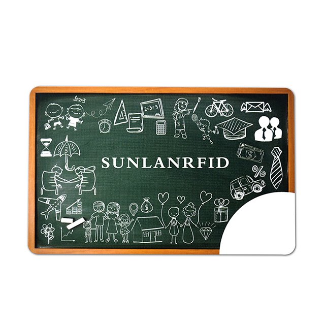 Plastic Free Sample! Cr80 30mil White CMYK Standard Customize Access Control card