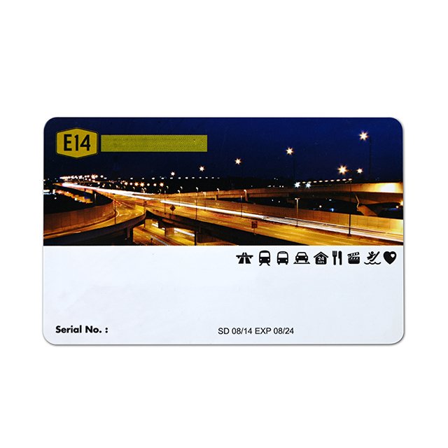 Plastic Free Sample! Cr80 30mil White CMYK Standard Customize Access Control card