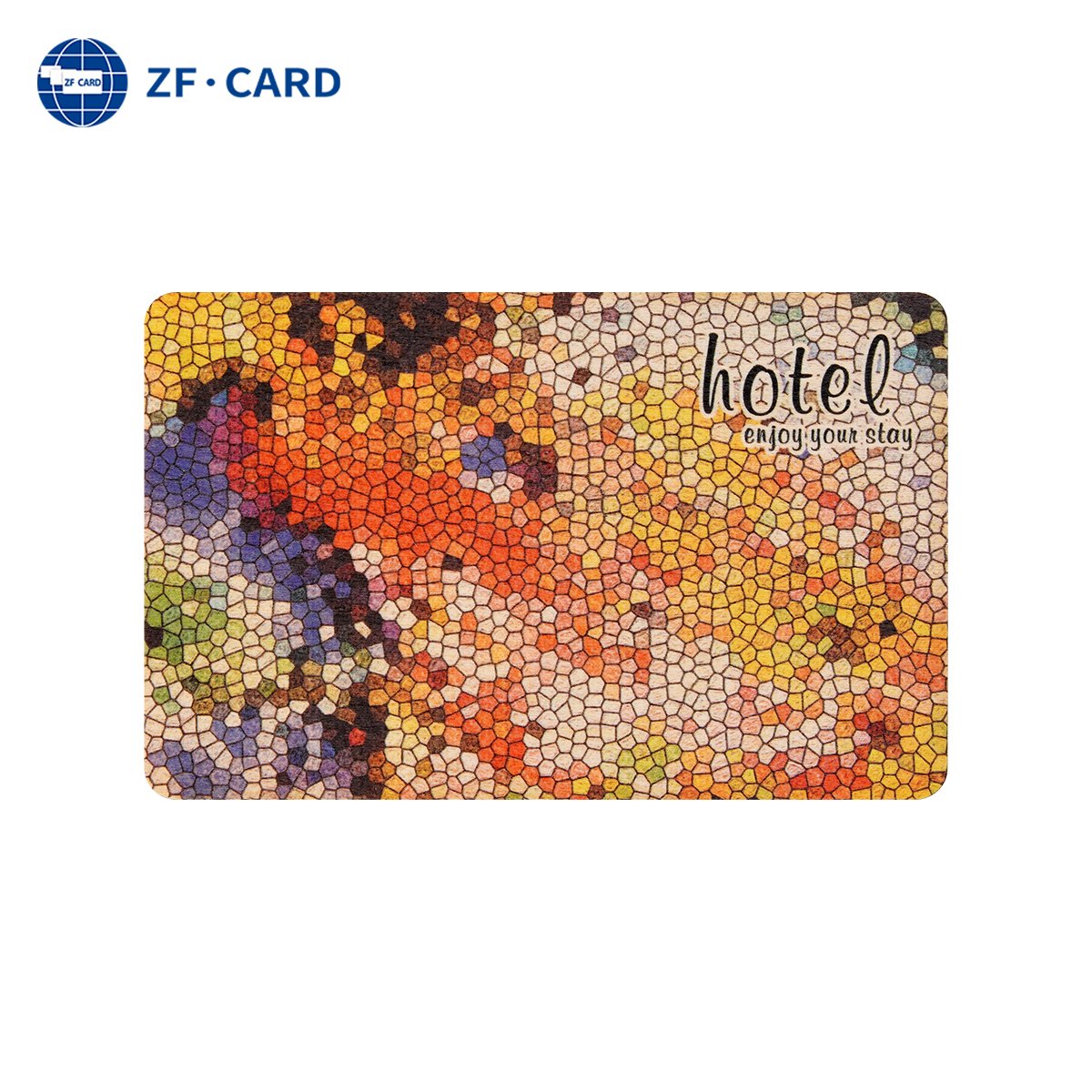 Printing Custom logo RFID NFC NTAG(R) 215 Wooden Smart Card with Personalized QR Code