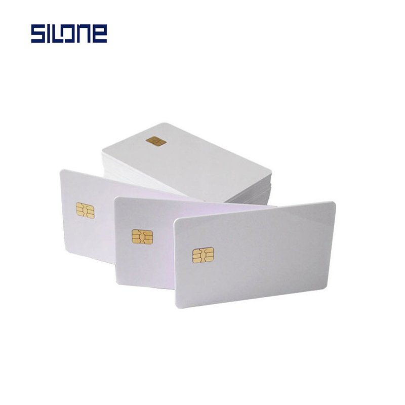 Silone nfc card business white Jocp Java Smart card PVC NFC Tap NTAG213 NTAG215 Social RFID Cards Business for Access Control