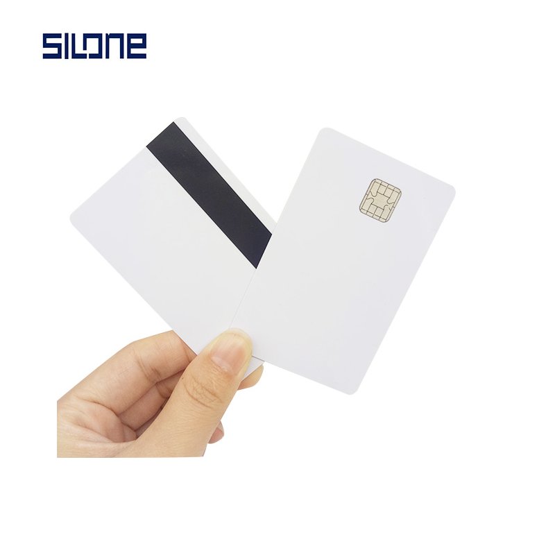 Silone nfc card business white Jocp Java Smart card PVC NFC Tap NTAG213 NTAG215 Social RFID Cards Business for Access Control