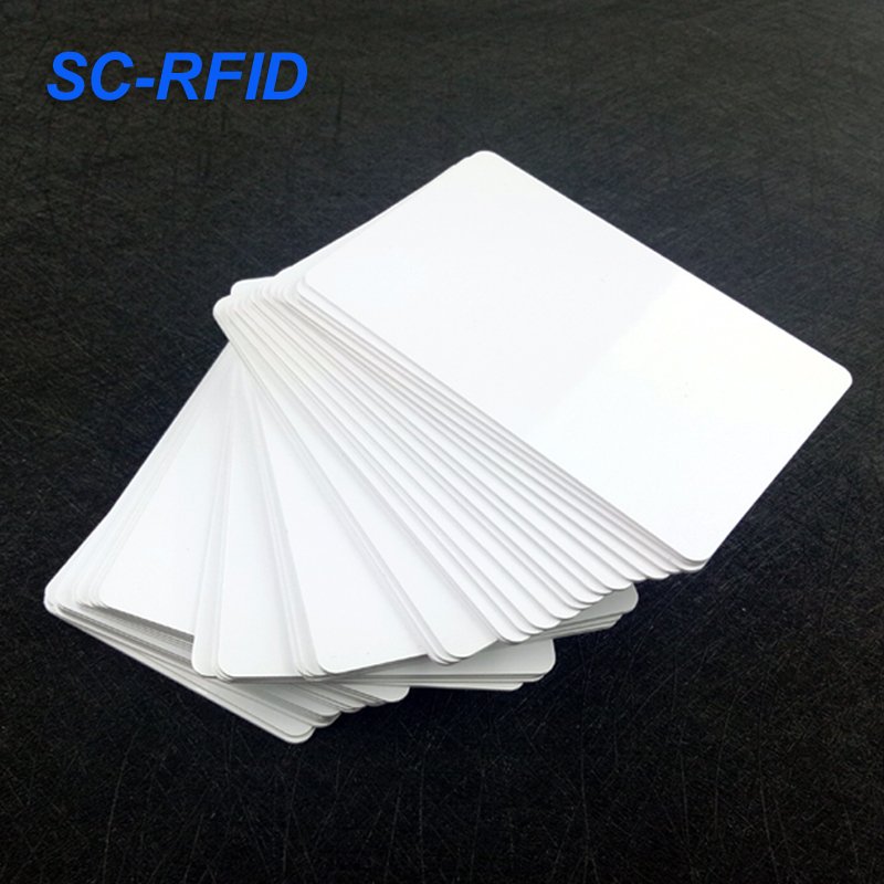 200pcs/box smart chip M1 1K FM08 contactless blank rfid IC 13.56mhz card,Spot supply Pvc 125khzCard TK4100 Chip Rfid
