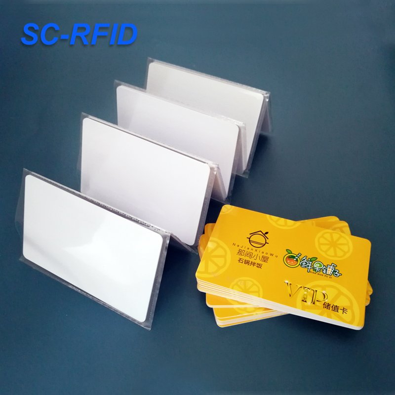 200pcs/box smart chip M1 1K FM08 contactless blank rfid IC 13.56mhz card,Spot supply Pvc 125khzCard TK4100 Chip Rfid