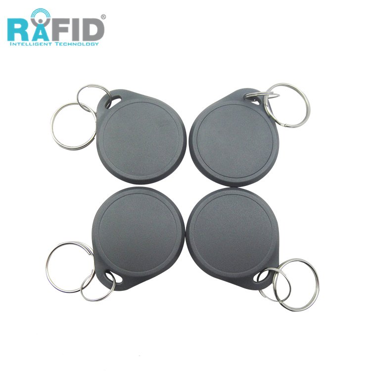 RAFID 125Khz/13.56mhz Proximity ID/IC Card Chip EM4200 RFID Tag Keyfob Access Control RFID Keychain