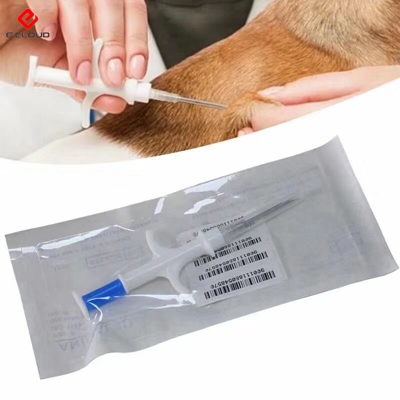 EM4305 Chip For Animal Pet ID Glass Tag RFID Microchip Tag NFC Implantable Glass Microchip Tracking Tag