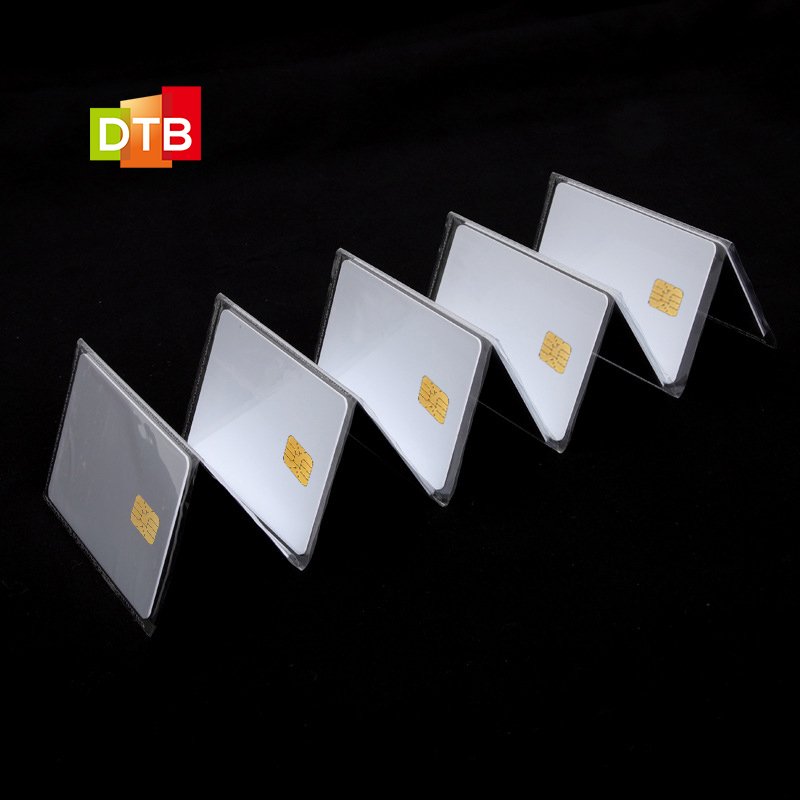 Custom printing contact IC card S4442/4428/5542/5528 FM/ISSI/SLE Chip PVC blank IC card Credit Card Size