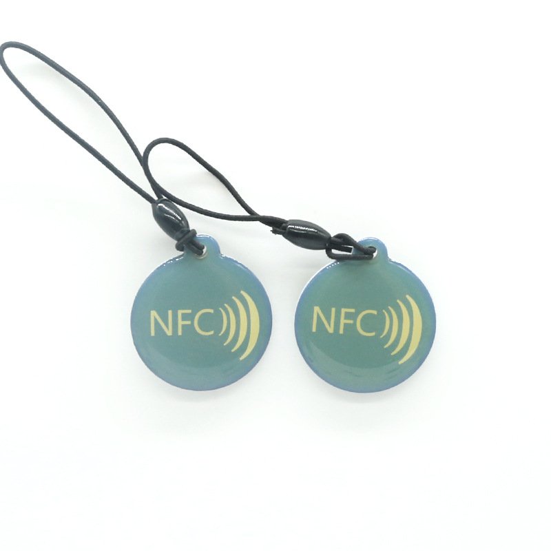 Waterproof 1K UID RFID Mini Key Tag Rewritable PVC PET Paper Material NFC Communication Smart Card Payment 13.56MHz 125kHz ISO