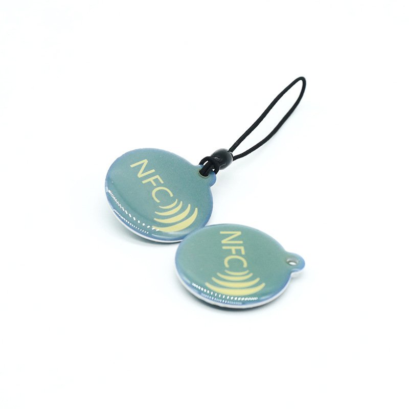 Waterproof 1K UID RFID Mini Key Tag Rewritable PVC PET Paper Material NFC Communication Smart Card Payment 13.56MHz 125kHz ISO