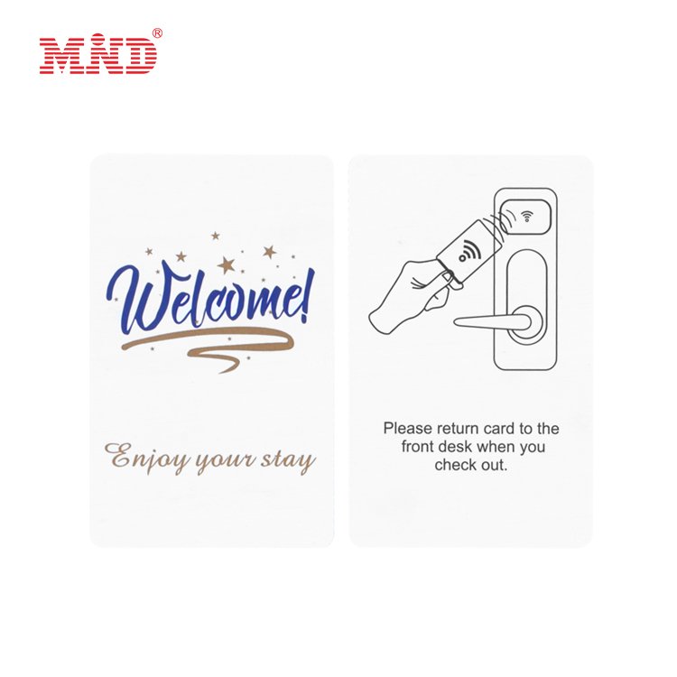 Proximity Printing Contactless Rewritable Programmable RFID Hotel Key Card For Model 6 Hotel