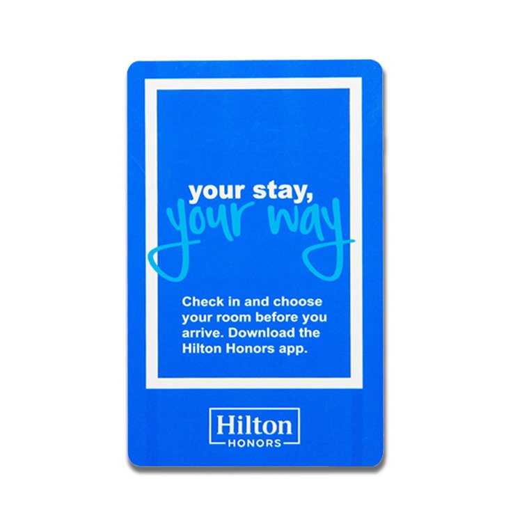 Proximity Printing Contactless Rewritable Programmable RFID Hotel Key Card For Model 6 Hotel