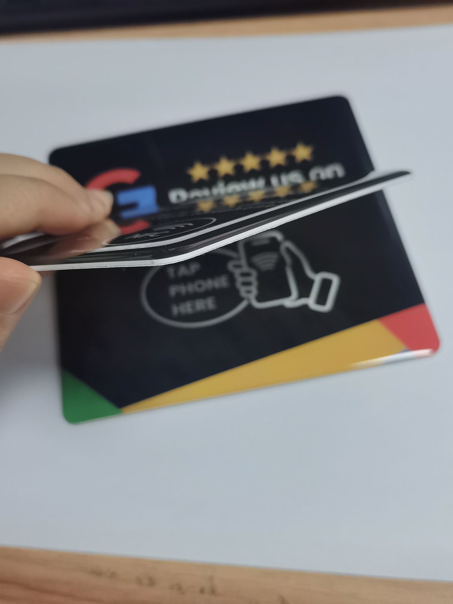 Rfid 134khz epoxy card custom support printing access control square table card