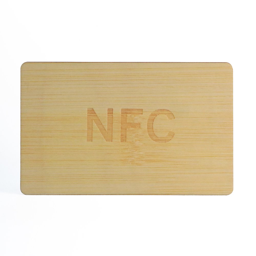 Customized 13.56MHz NFC Wooden Business Card Contactless Smart RFID Access Control Card