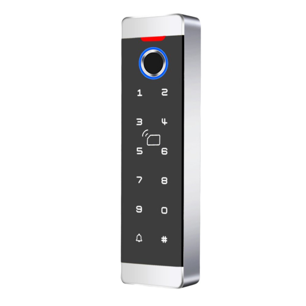 Metal Housing Waterproof Access Controller with the unlock ways of RFID Card Fingerprint Password and Optional Remote