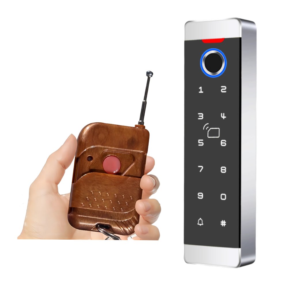 Metal Housing Waterproof Access Controller with the unlock ways of RFID Card Fingerprint Password and Optional Remote