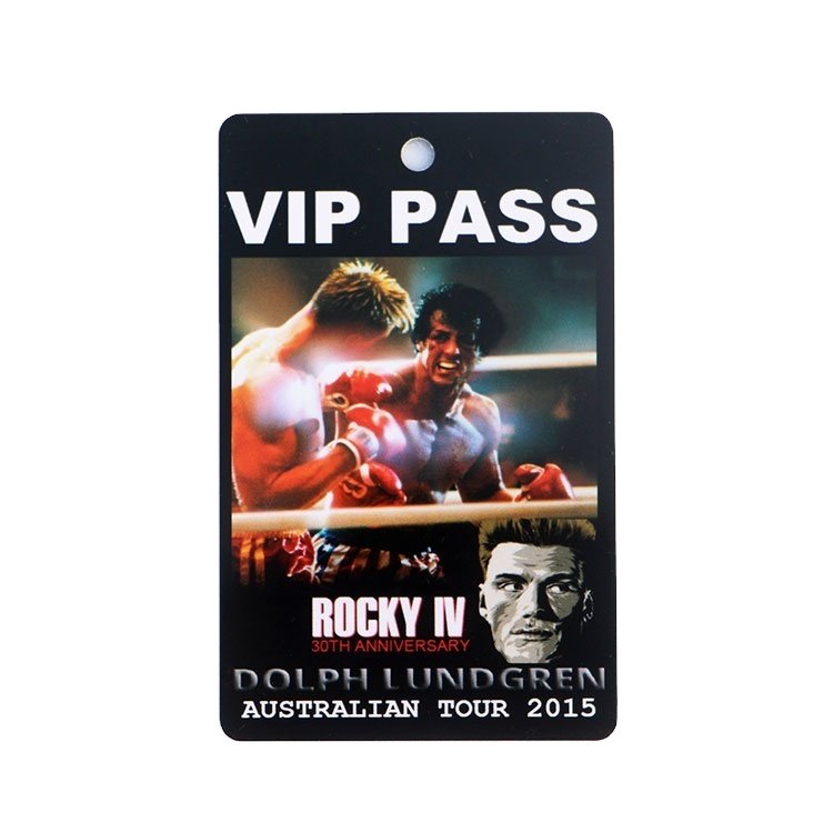 Standard size/oversize ID badges with hole for lanyards