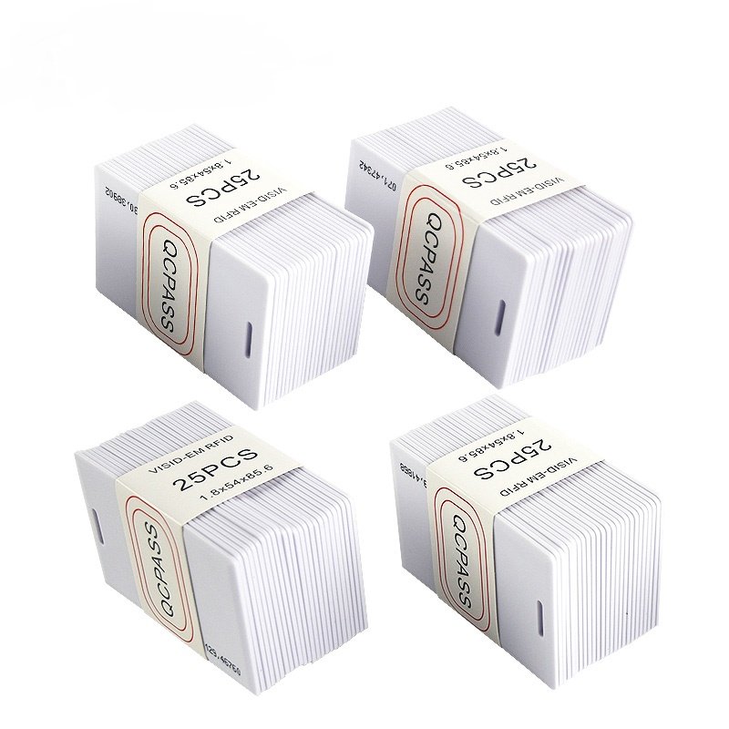 EM4100 TK4100 125KHz Access Control 1.8MM Thick Card Keyfobs RFID Read Only Tags Key Fob Proximity Chip