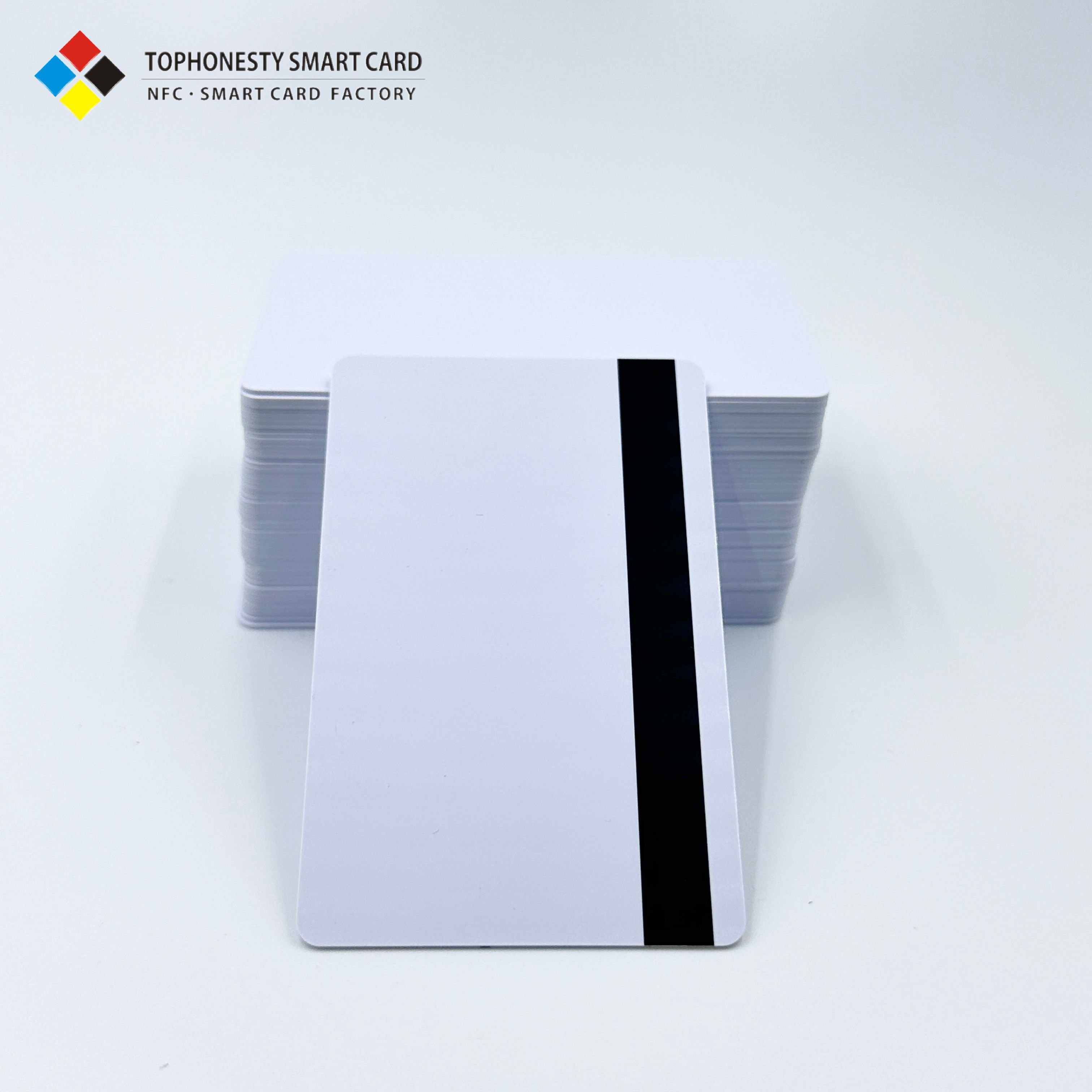Customised Custom Blank Loco / Hico 2750Oe Magnetic Stripe Cards Printable Plastic Security Magnetic Pvc Card