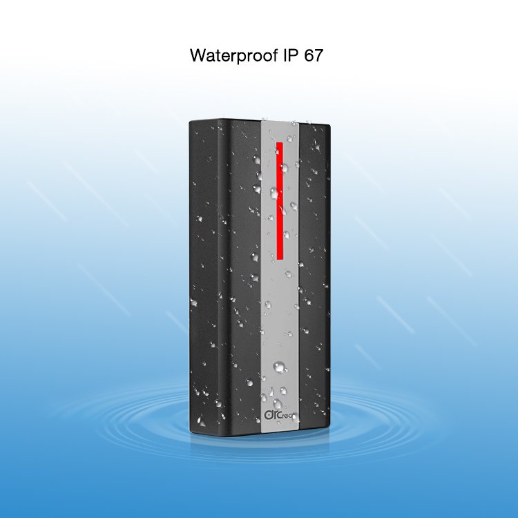 Access Control System Reader ABS Material Waterproof IP67 RFID 125KHz EM card