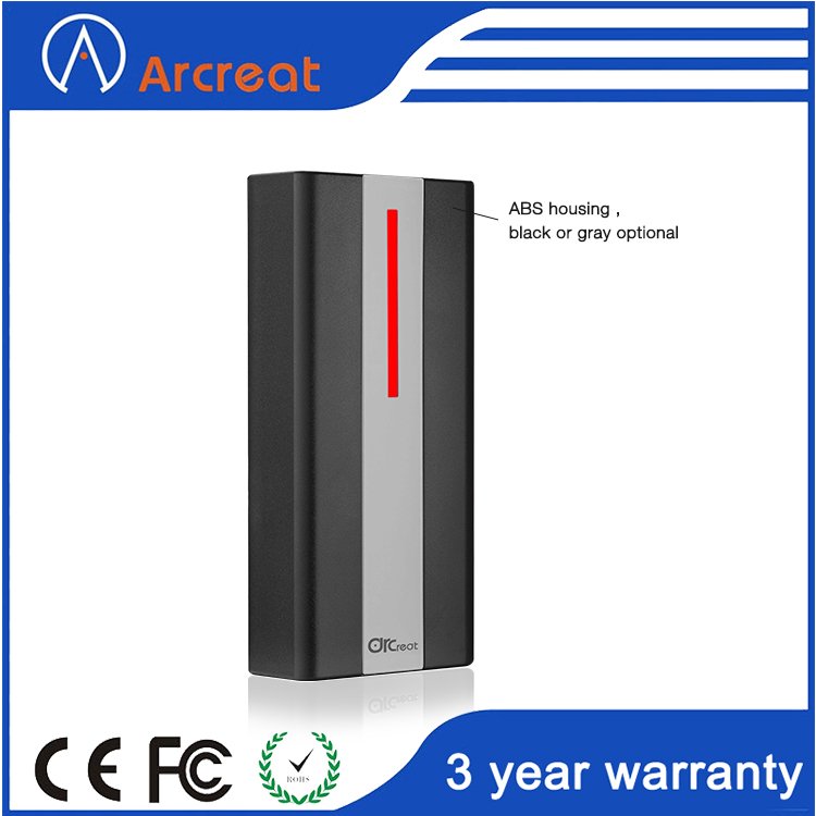 Access Control System Reader ABS Material Waterproof IP67 RFID 125KHz EM card