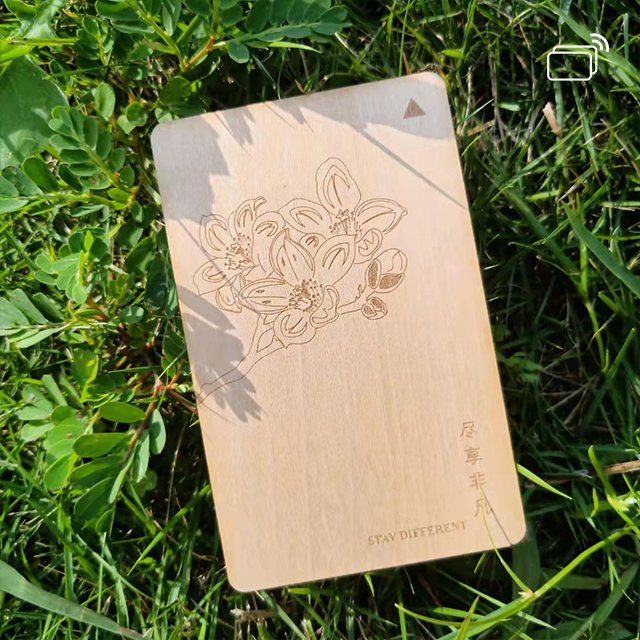 2024 hot selling factory price wholesale Xeeder hotel wooden RFID key card