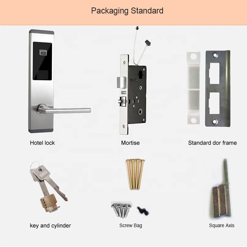 tthotel app access controller smart hotel door locks stainless steel electron code card ttlock smart lock