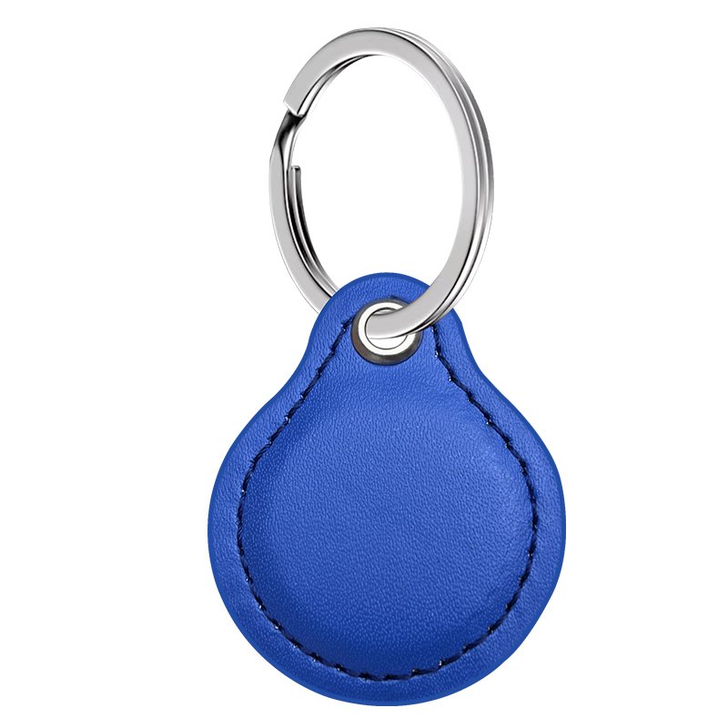 13.56Mhz leather keychain chain smart card RFID key fob with chip can be customized access control card