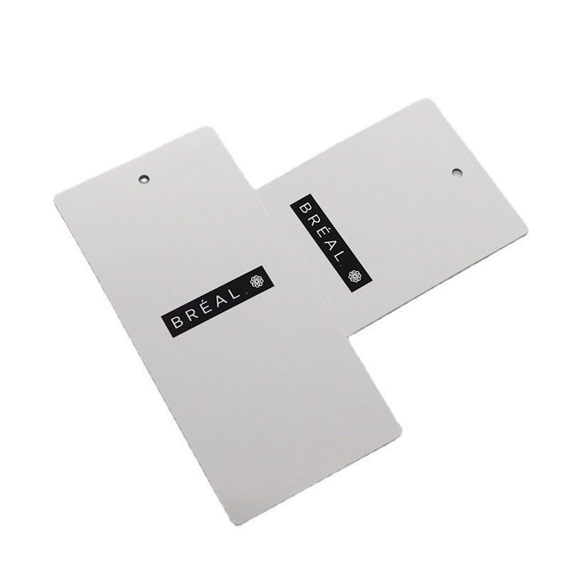 UHF RFID custom printable clothing paper hang tag rfid label for clothes inventory security management