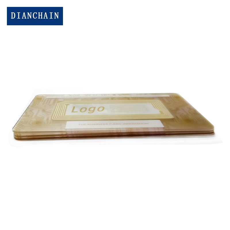 Custom Printing Plastic Transparent NFC Business Card 13.56mhz RFID Gift Card