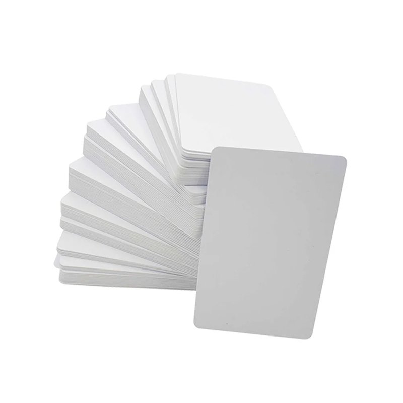 OEM ODM RFID 125KHZ LF ID Card Blank White ISO PVC Card for Access Control With EM4305 Chip