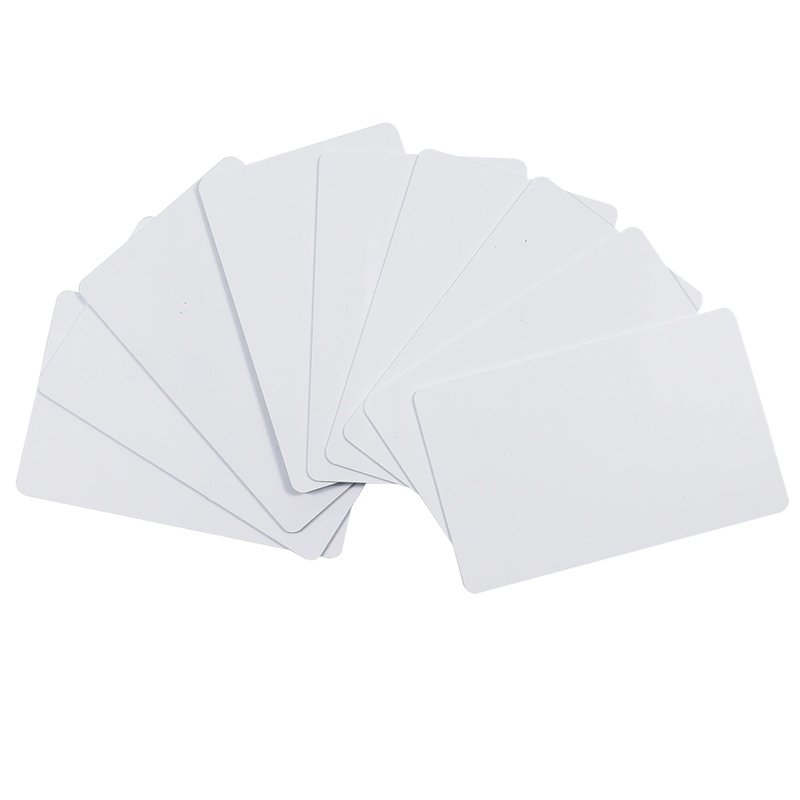 OEM ODM RFID 125KHZ LF ID Card Blank White ISO PVC Card for Access Control With EM4305 Chip
