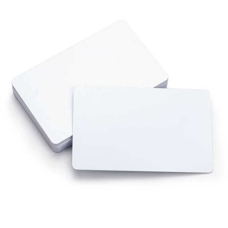 OEM ODM RFID 125KHZ LF ID Card Blank White ISO PVC Card for Access Control With EM4305 Chip