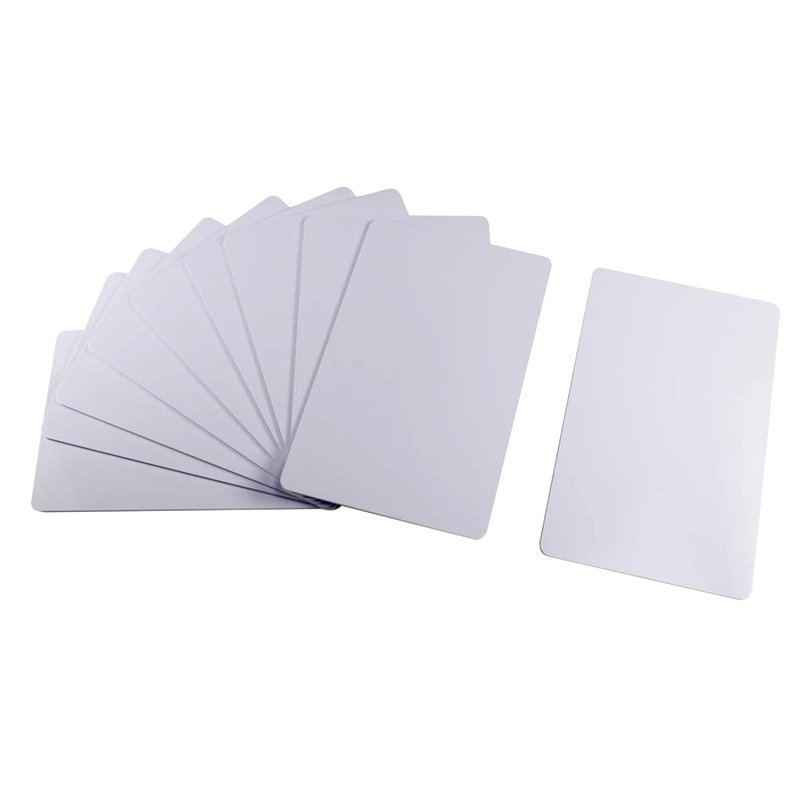 OEM ODM RFID 125KHZ LF ID Card Blank White ISO PVC Card for Access Control With EM4305 Chip
